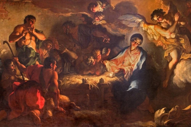 The Adoration of the sheperds av Antonio Vassilacchi